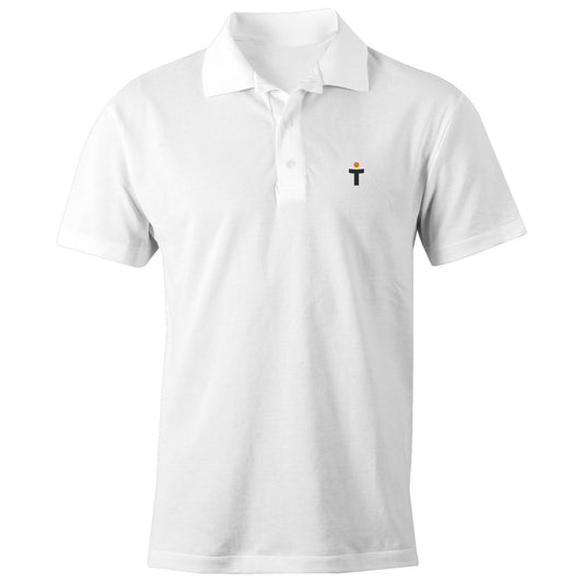 StickmanCyber - S/S Polo Shirt (White/Black)