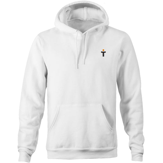 StickmanCyber - Pocket Hoodie Sweatshirt (White/Black)